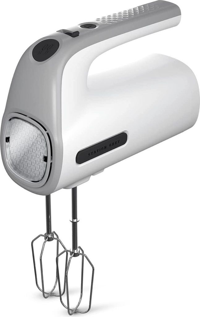 Taurus Station Grey, Handmixer, Grau, Weiß, Kneten, Mixen, Produktbild 