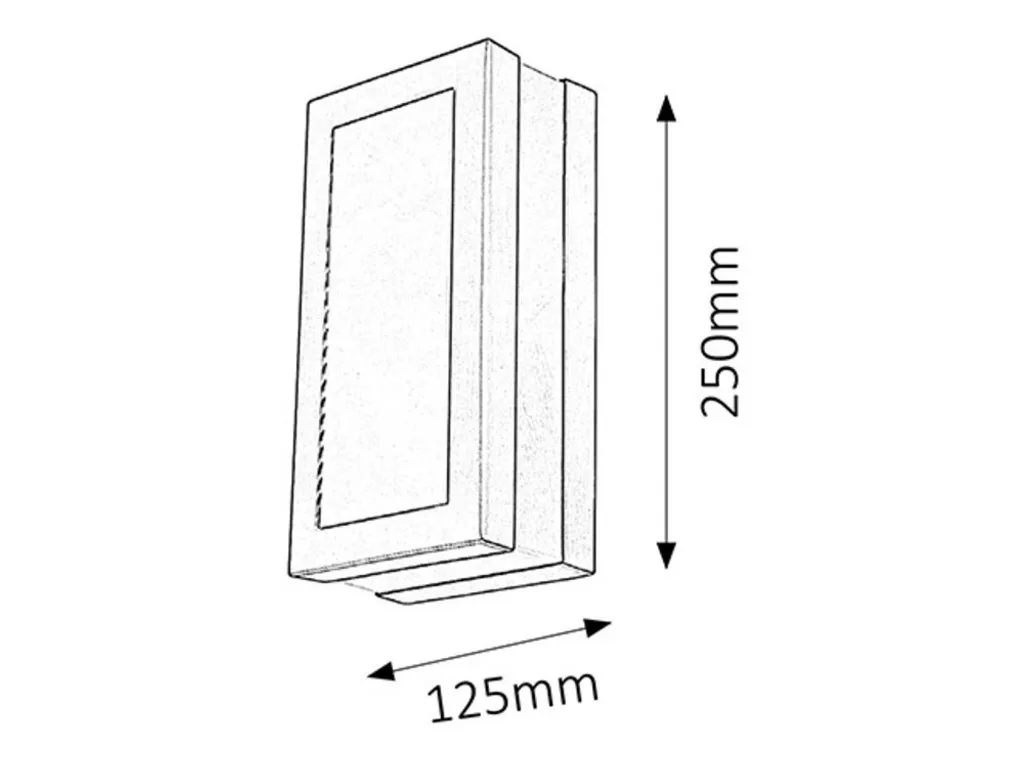 Applique murale IP44 Stuttgart Rabalux 8170 chrome satiné verre E27 - 2