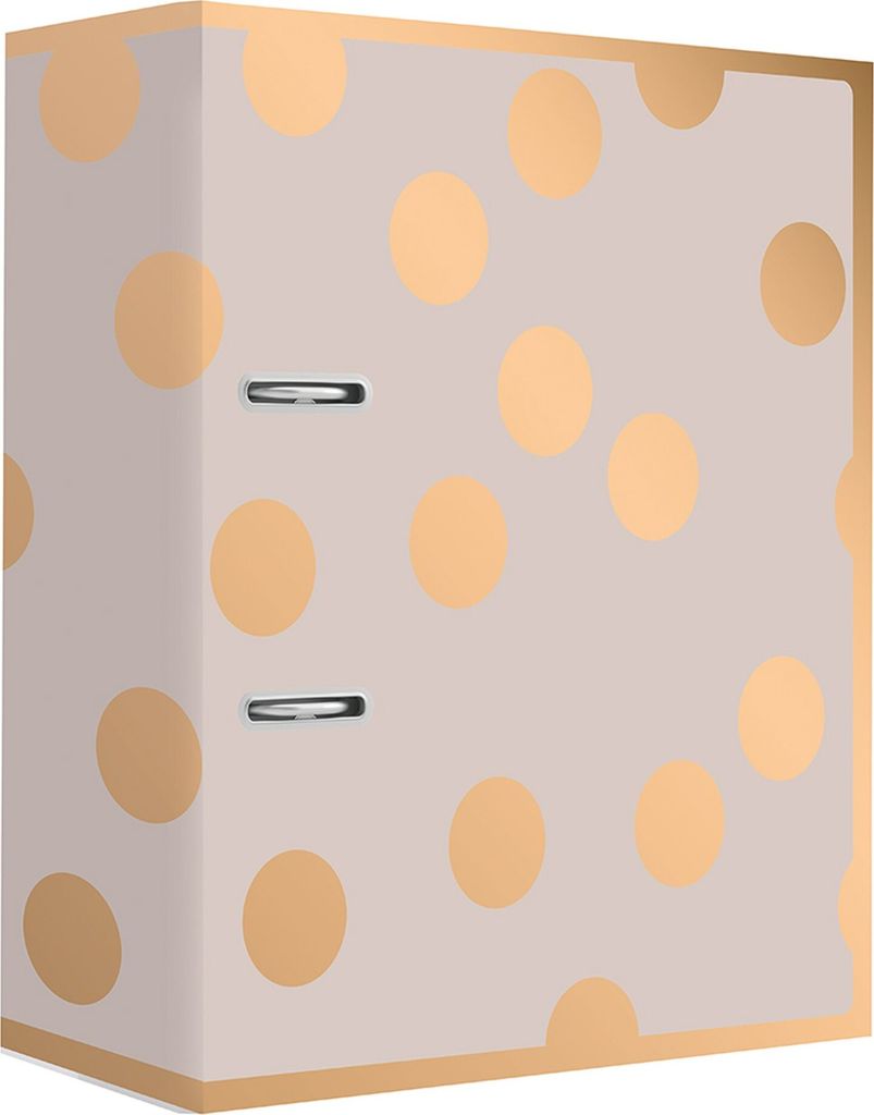 Interdruk Ordner A4 75mm Satin Gold Dots