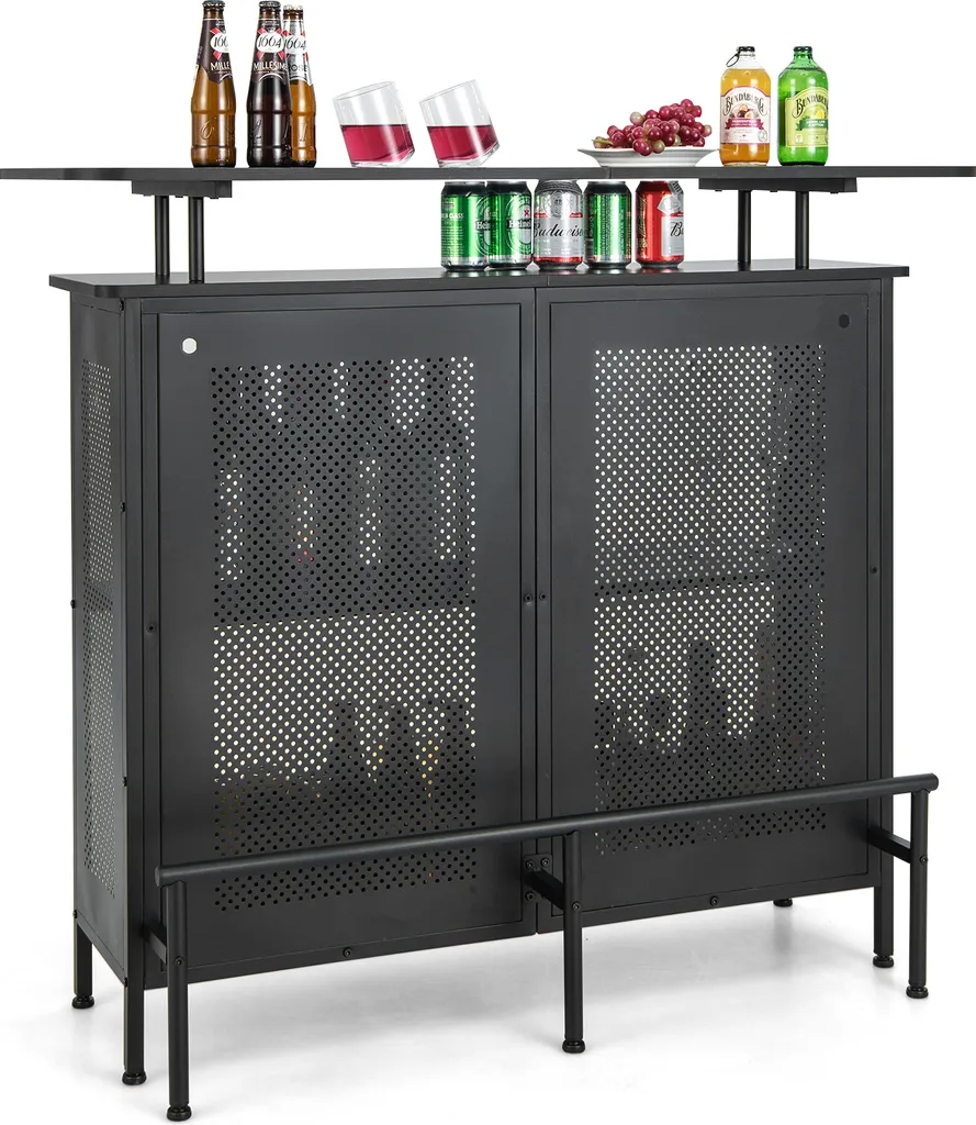 Table haute de cuisine 120 x 50 cm idéale pour petit espace et studio