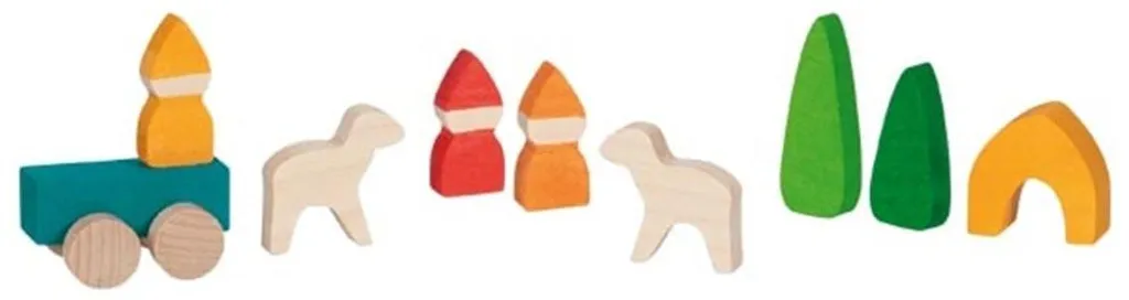 Jeu de construction Mon petit village - Coffret éducatif pour enfant - 3