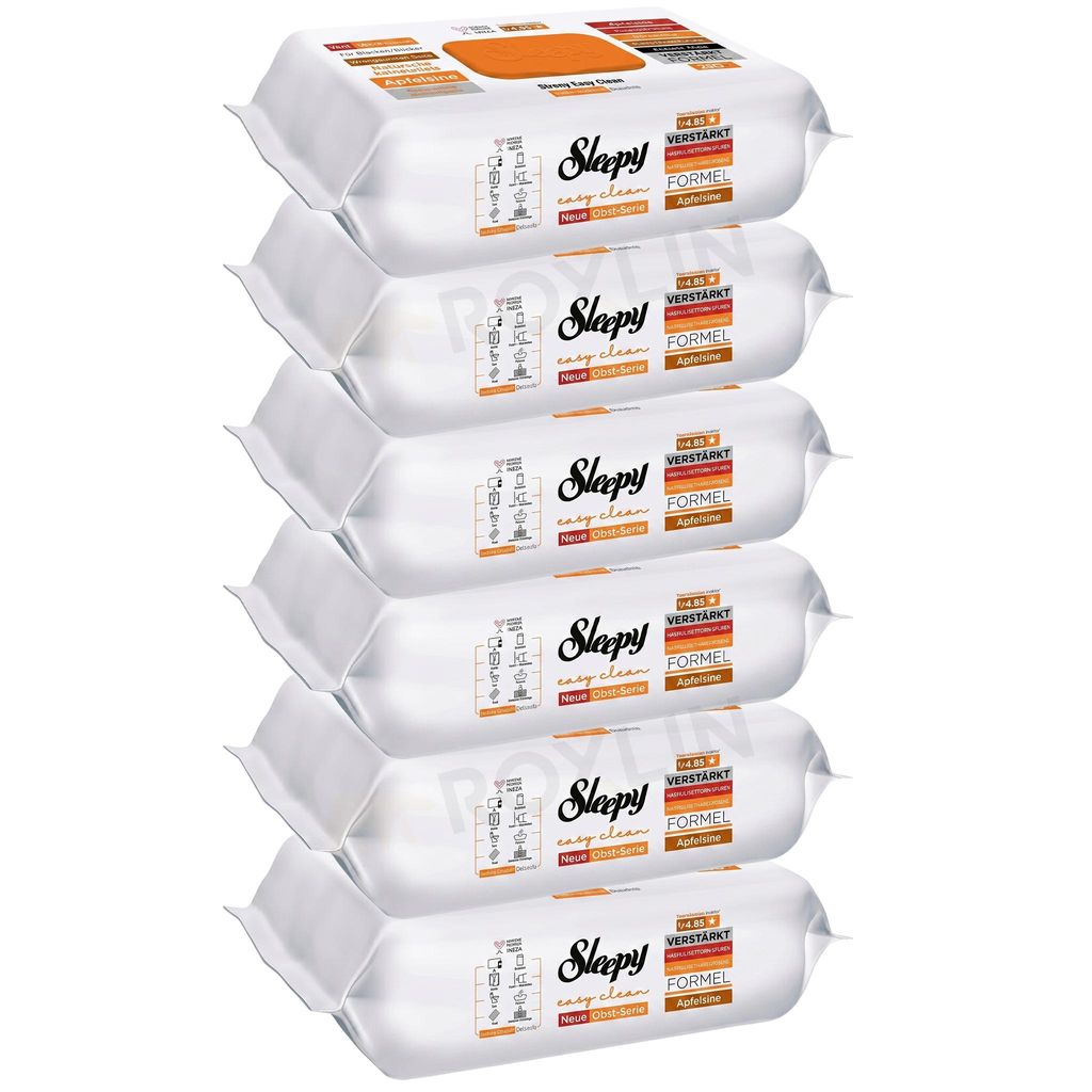 Sleepy Easy Clean Oberflächenreinigungstücher - Orange Produktbild 