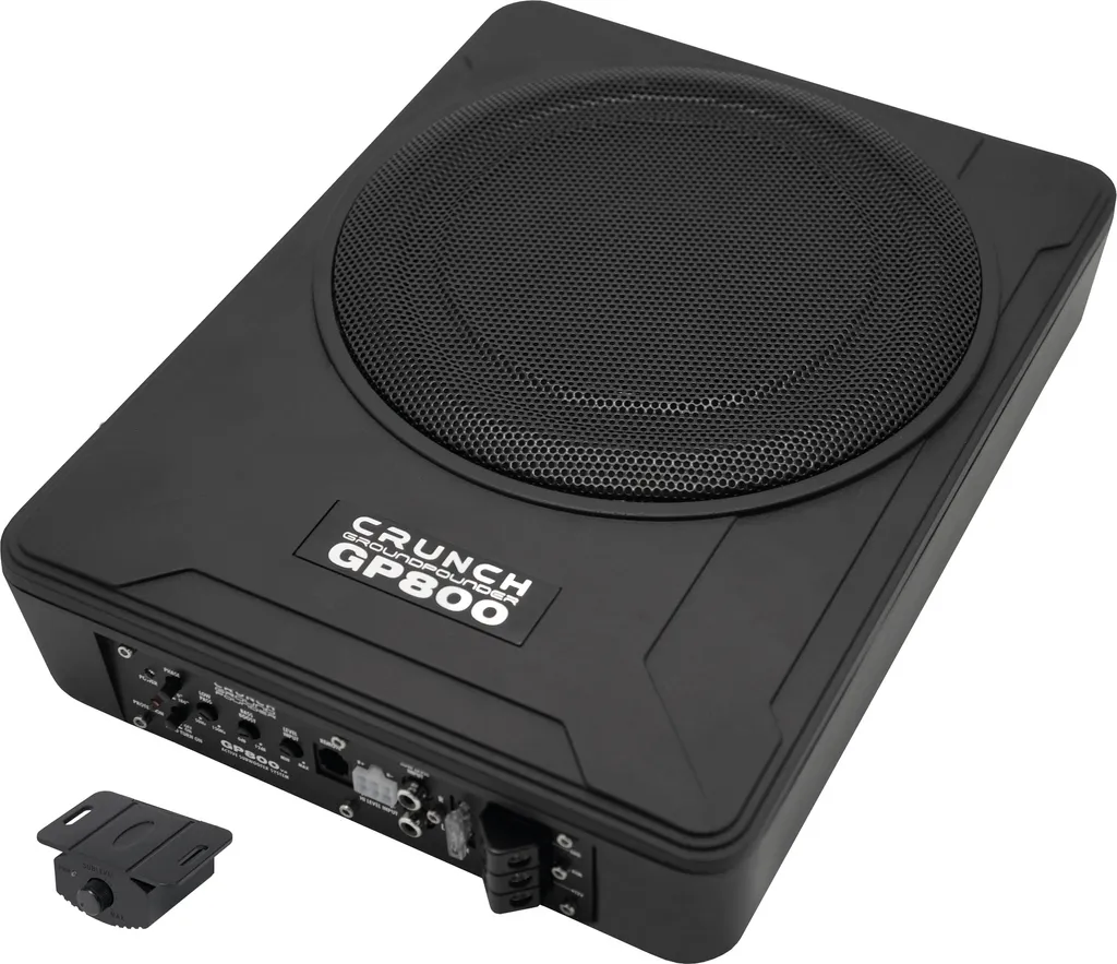 Caisson de Basse sous Siège CRUNCH GP800v2 Subwoofer Actif Gain Place