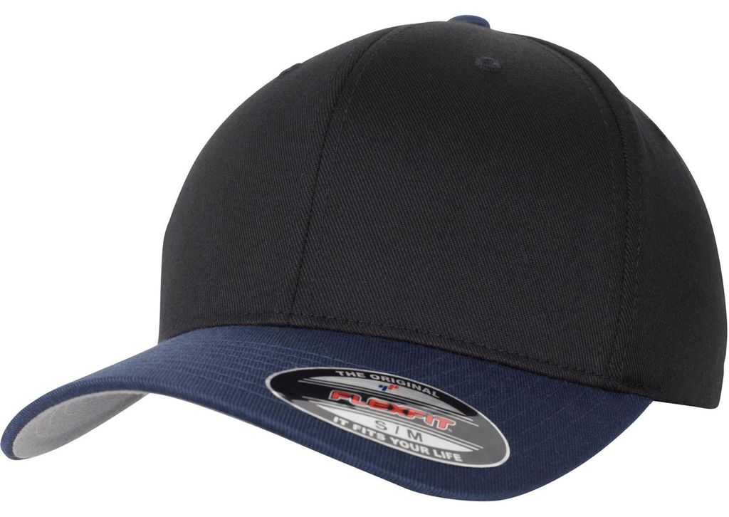 Flexfit Wooly Combed 2-Tone Cap,black/navy,L/XL Produktbild 