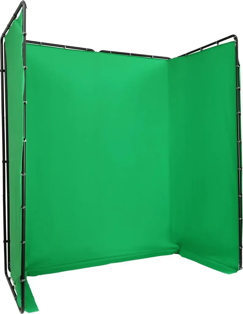 Fond vert pour streaming et studio vidéo 4 m ajustable en polyester pro