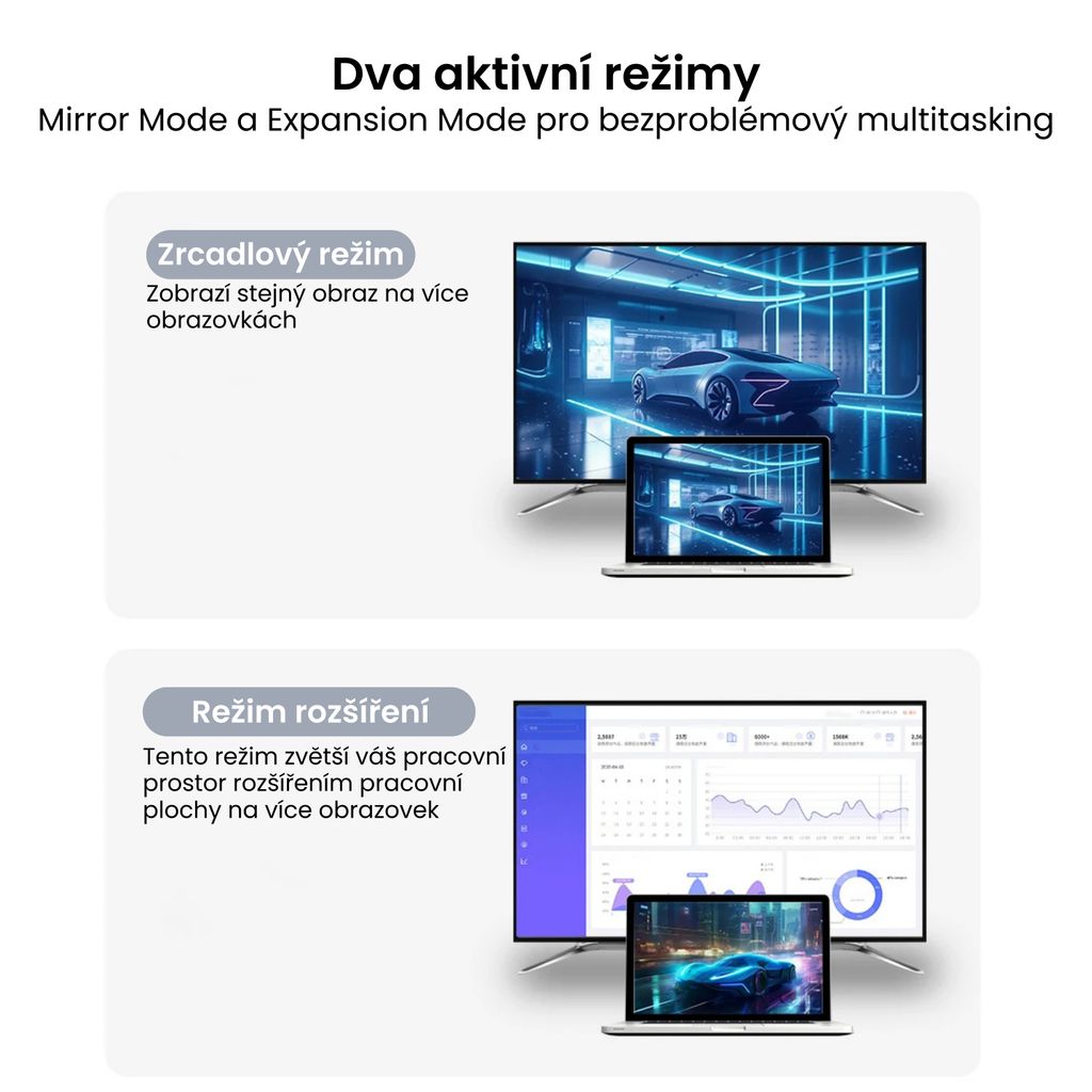 AdroitGoods Adaptér USB-C na HDMI - 4K @30Hz - černý Obrázek produktu 9