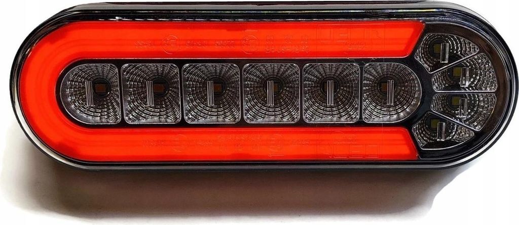 Fanale posteriore a LED TL piccolo ovale 1224V Immagine del prodotto 