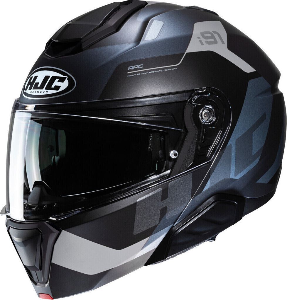 HJC i91 CARST Klapphelm schwarz-weiss MC5SF XXL