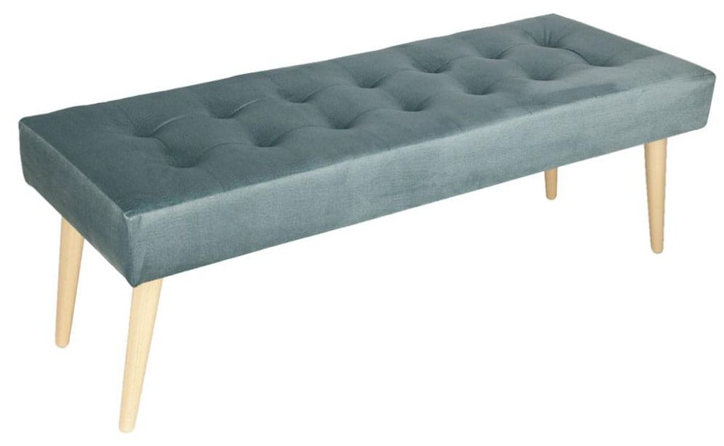 Moderne Bank 45x120 cm in blau