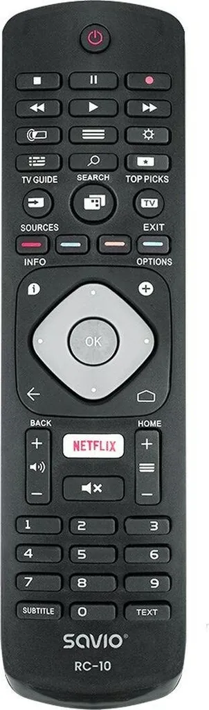 Telecomando SAVIO RC-10 per TV Philips: Ricambio IR Wireless Universale