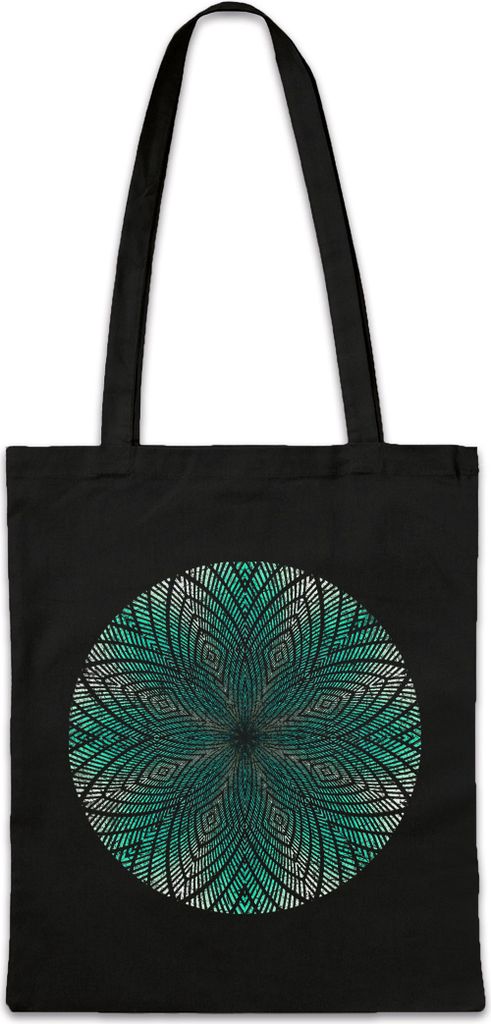 Urban Backwoods Kaleidoscope VI, Stofftasche, Farbe: Schwarz