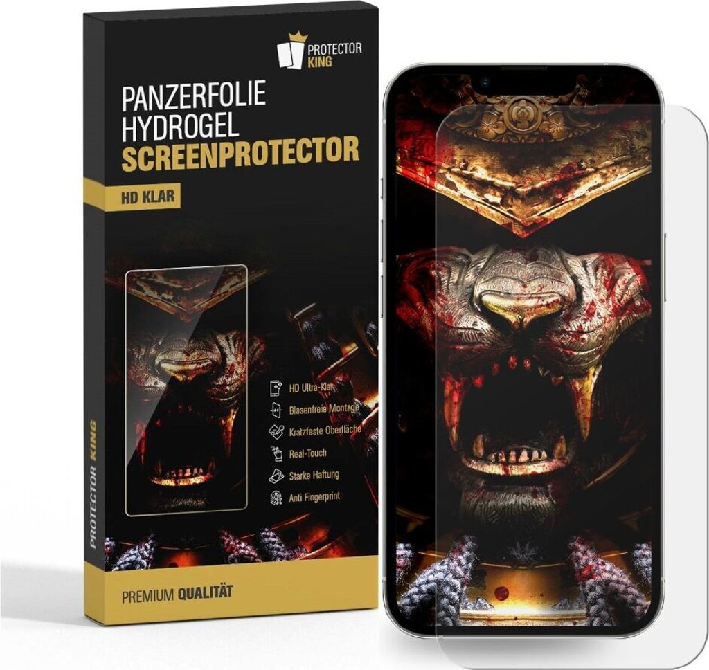 6x Panzerfolie für iPhone 13 Pro HYDROGEL FULL-COVER Displayschutzfolie HD KLAR Schutzfolie