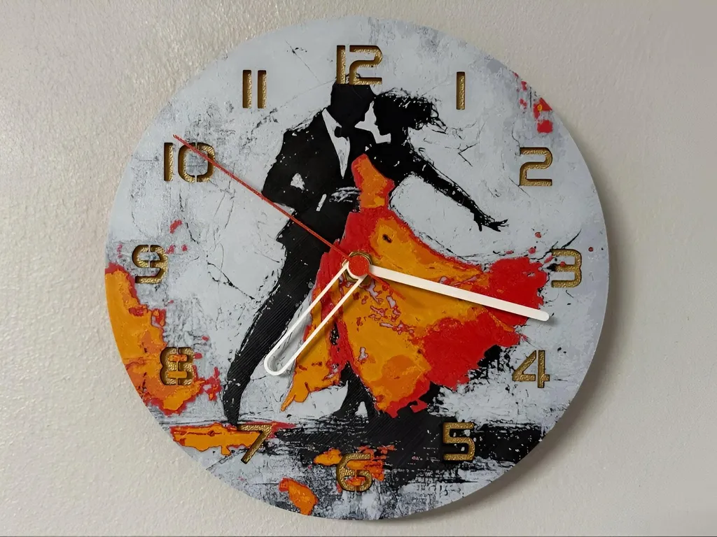 Assiette Plate Décorative Dancing Couple Edition 24,5 cm Design