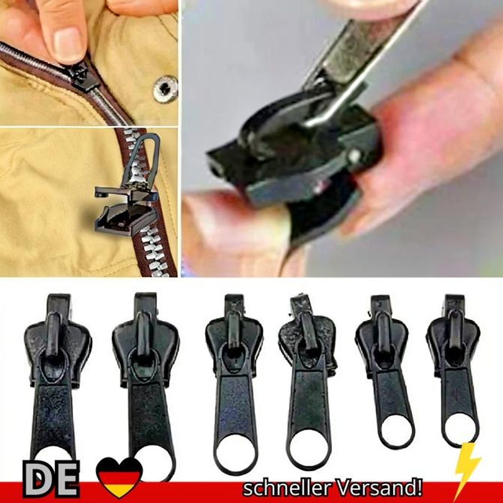3 Größen Universal Instant Fix Reißverschluss-Reparatursatz