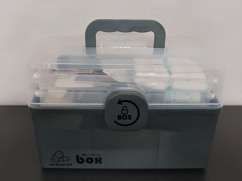 Fyeme 15L Abschließbox Mit Zahlenschloss - Medikamentenbox Stapelbar