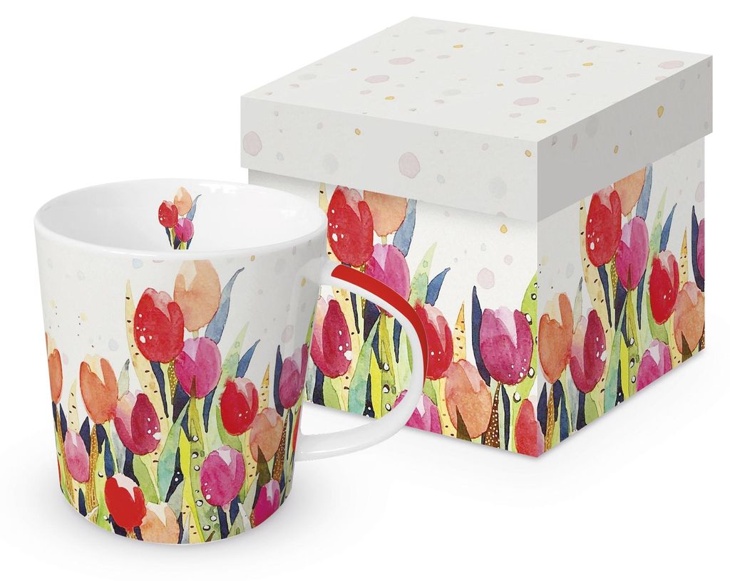 PPD Tulip Splash Trend Mug, Kaffeetasse, Becher, Tasse, New Bone China, 400 ml, 160302942