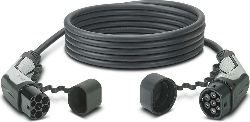 PHOENIX CONTACT Ladekabel TYP 2 | 20A | 3 Phasen | 16,6 kW | 5 m