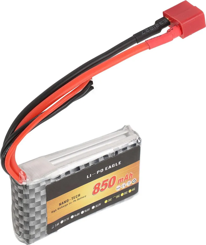 Batterie LiPo 7.4V 2S : Solution pour XLH Q901 Q902 Manquant de Pêche - 6