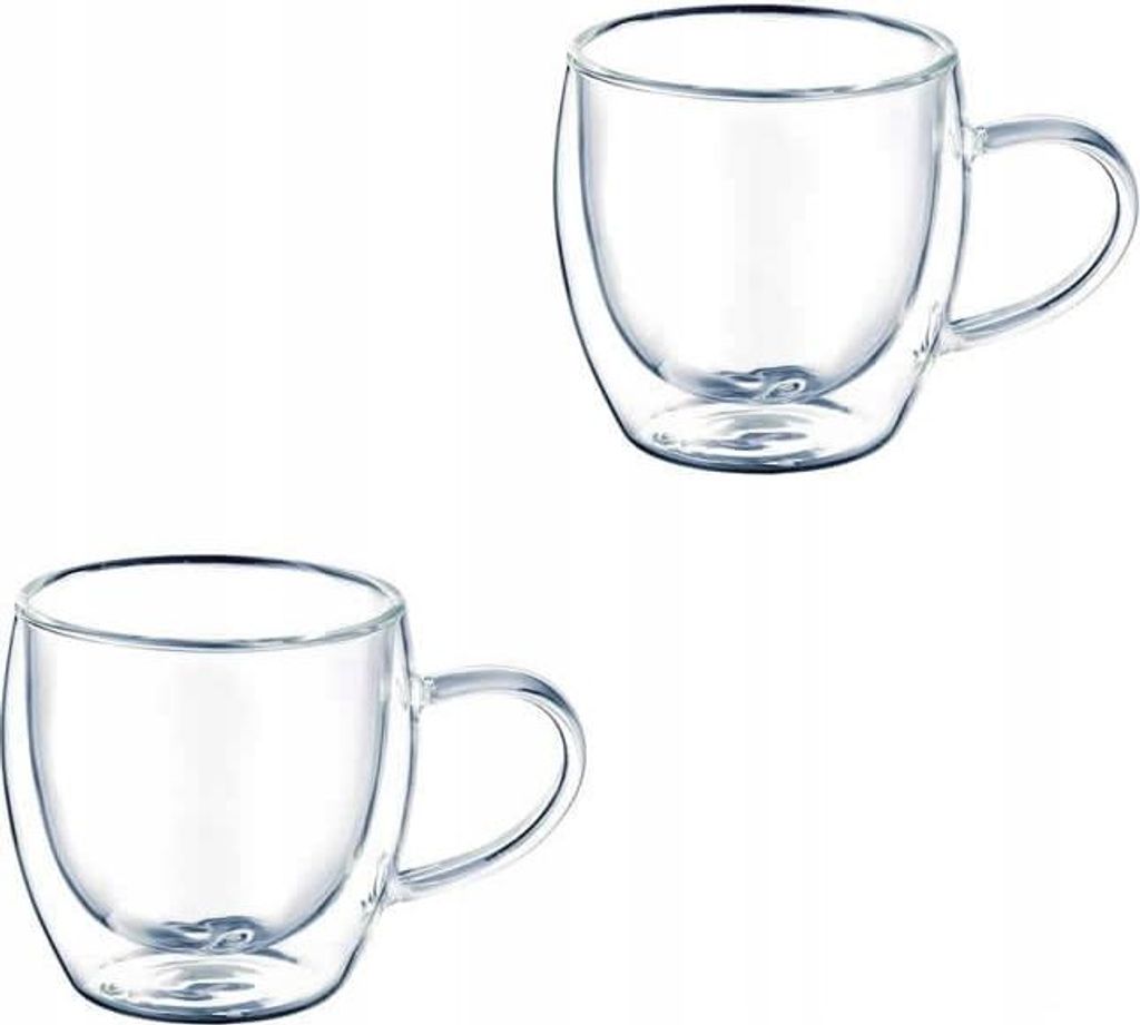 Zestaw 2 szklanek termicznych z uchwytem 100 ml MIA Zdjęcie produktu 