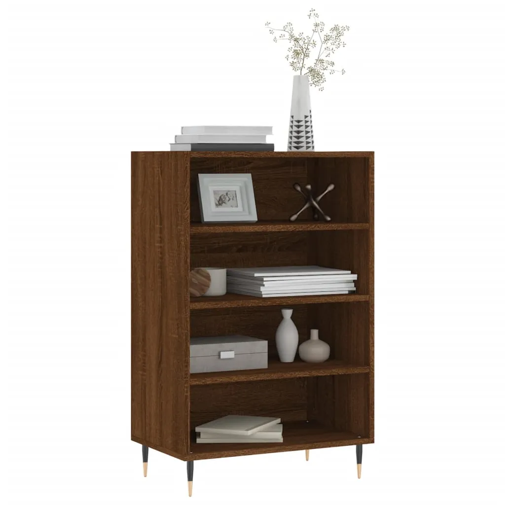 vidaXL Credenza Marrone Effetto Rovere 57x35x90 cm | Mobiletto Legno - 4