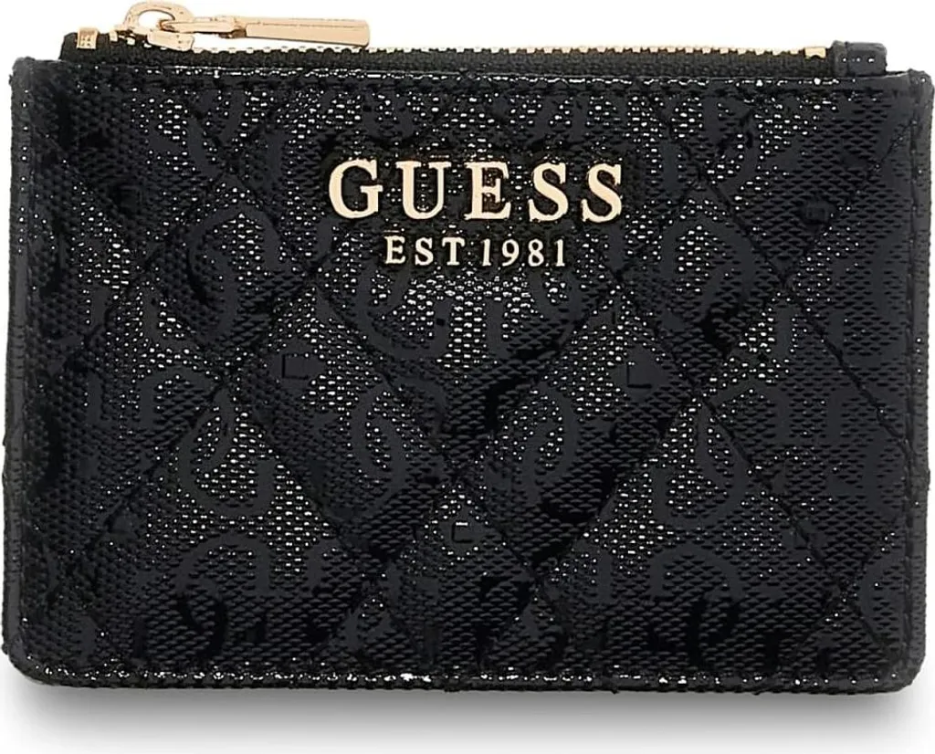 Étui de Cartes Guess Isemay SLG Noir Idéal pour Sorties et Voyages Urbains