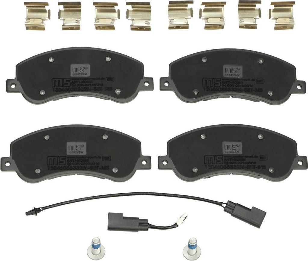 MASTER-SPORT 13046038332N-SET-MS Bremsbeläge, Bremsklötze Vorderachse für FORD TRANSIT Bus (FD_ _, FB_ _, FS_ _, FZ_ _, FC_ _)