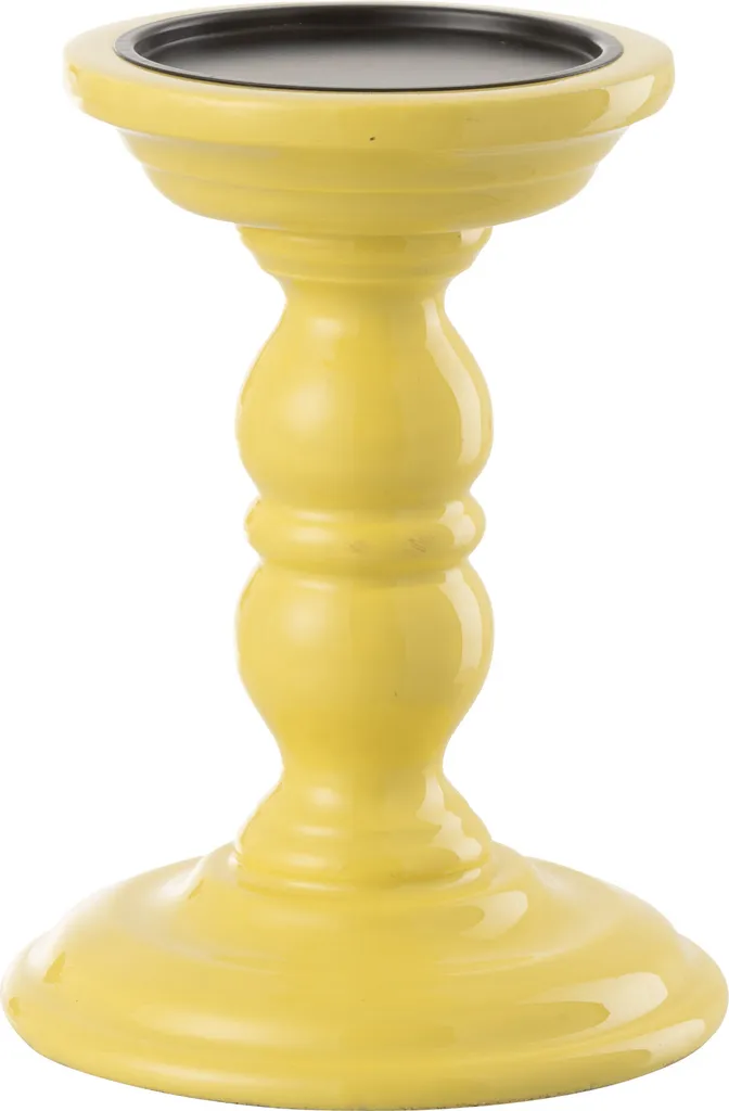 Suspension J-Line Hantel bois de manguier jaune pour salon moderne