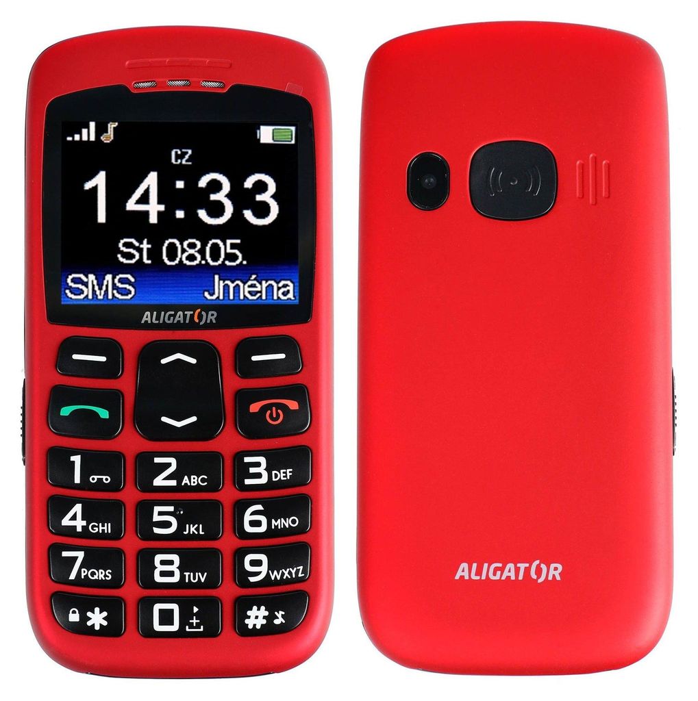 Aligator A670 Senior Rot Produktbild 