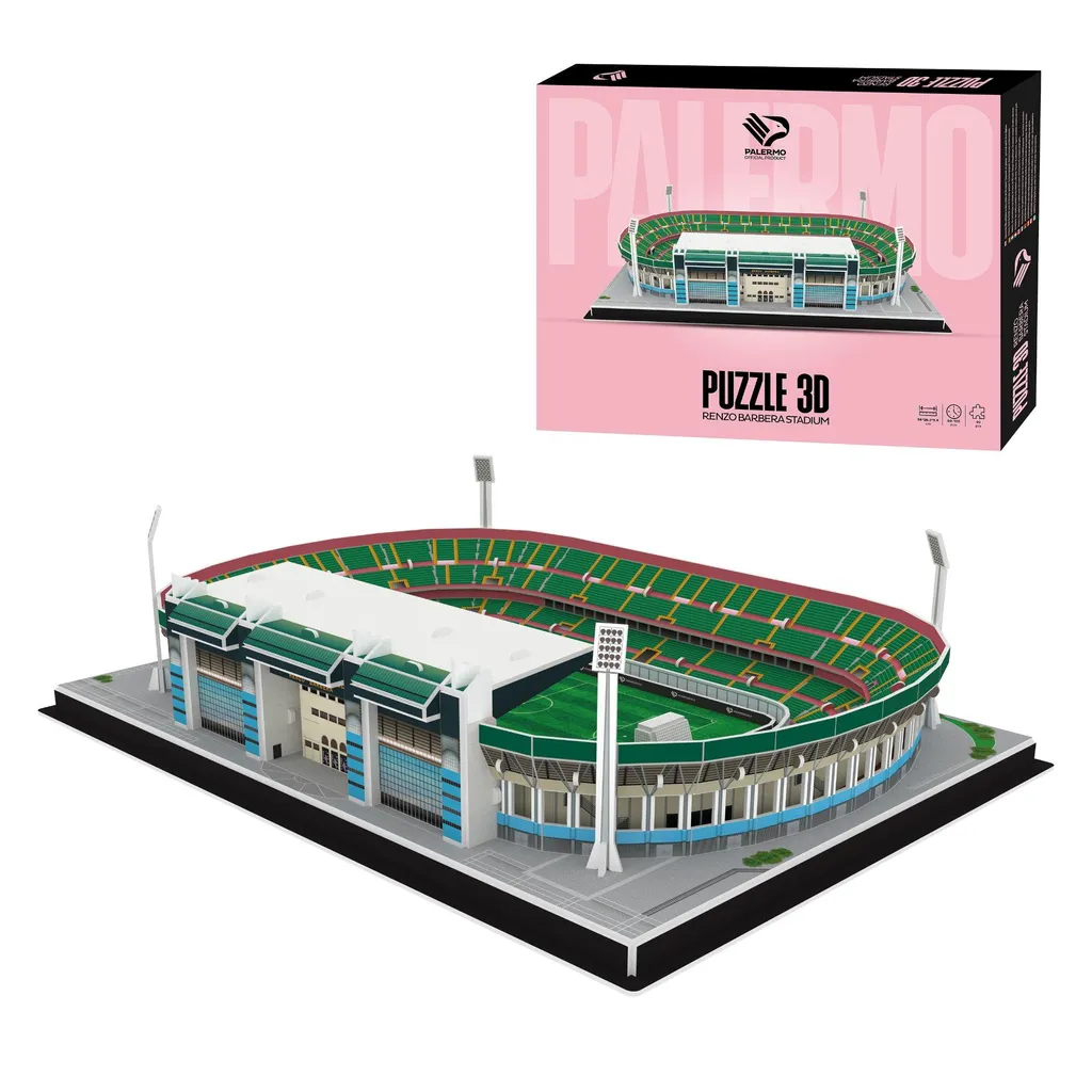 Puzzle 3D Stade Palerme - Montage Facile sans Colle Renzo Barbera