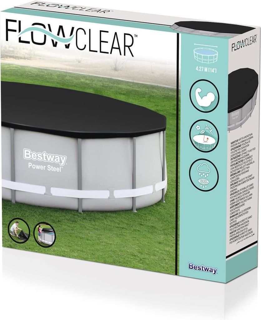 Bestway 58248 / 24, Pokrywa bezpieczeństwa basenu, Okrągły, Zdjęcie produktu 