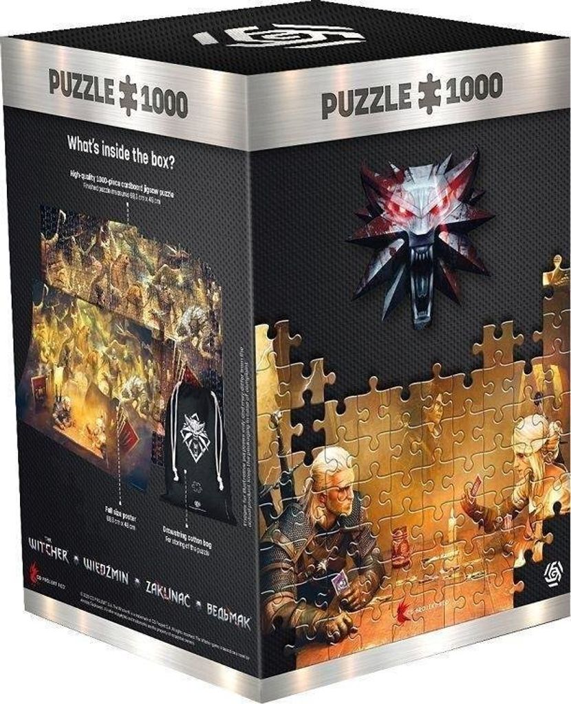 Puzzle Good Loot Gaming Wiedźmin Grając w Gwinta 1000 Obrázok produktu 