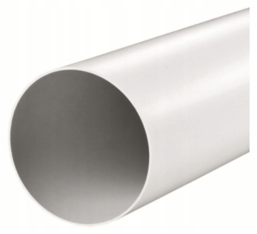 Runder Lüftungskanal - 150 mm Durchmesser - Aus PVC - Länge 0,5 Meter - Für Lüftungssysteme