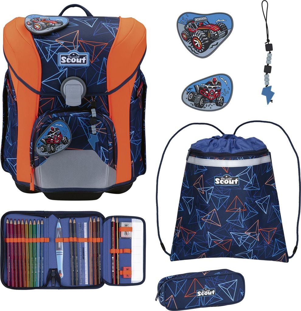 Scout Micro Schulranzen-Set 4 teilig Offroad