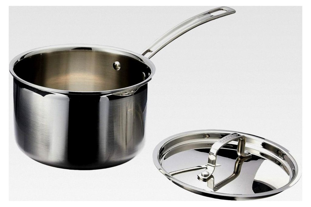 Multiclad Pro 3-lagig Edelstahl Bratpfanne, Stielkasserolle mit Deckel