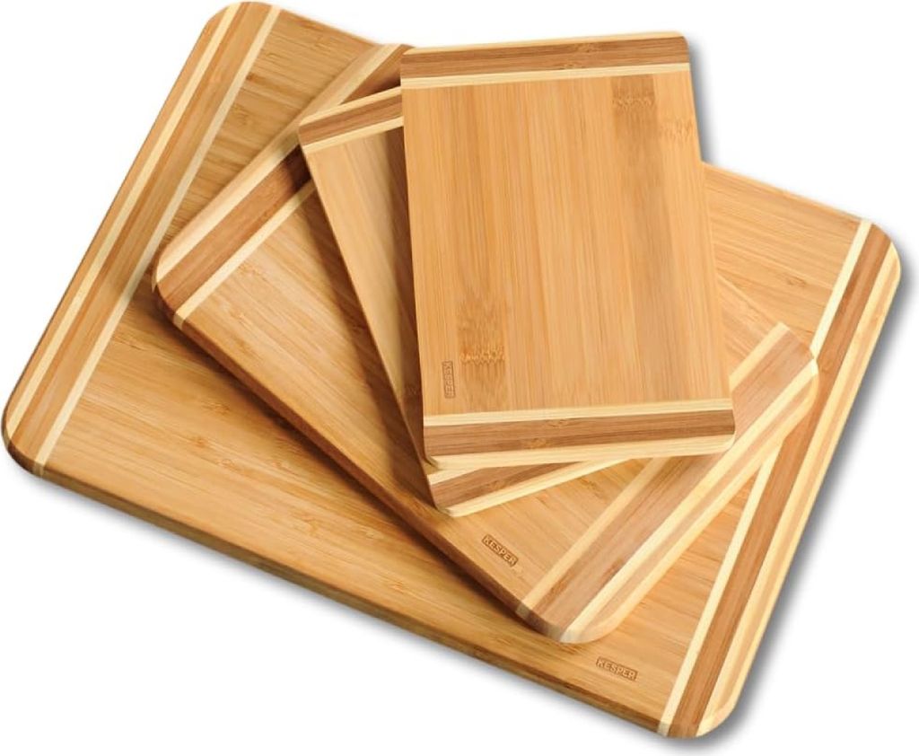 KESPER Taglieri in bambù 4 pezzi KESPER 58129 Immagine del prodotto 
