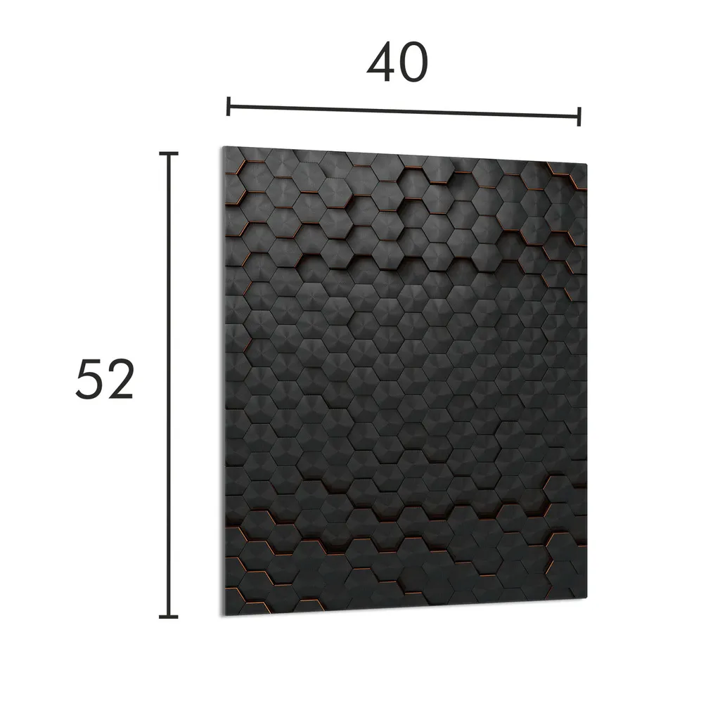 Tagliere in Vetro Nero 40x52 Paraspruzzi Cucina: Robusto e Versatile - 2