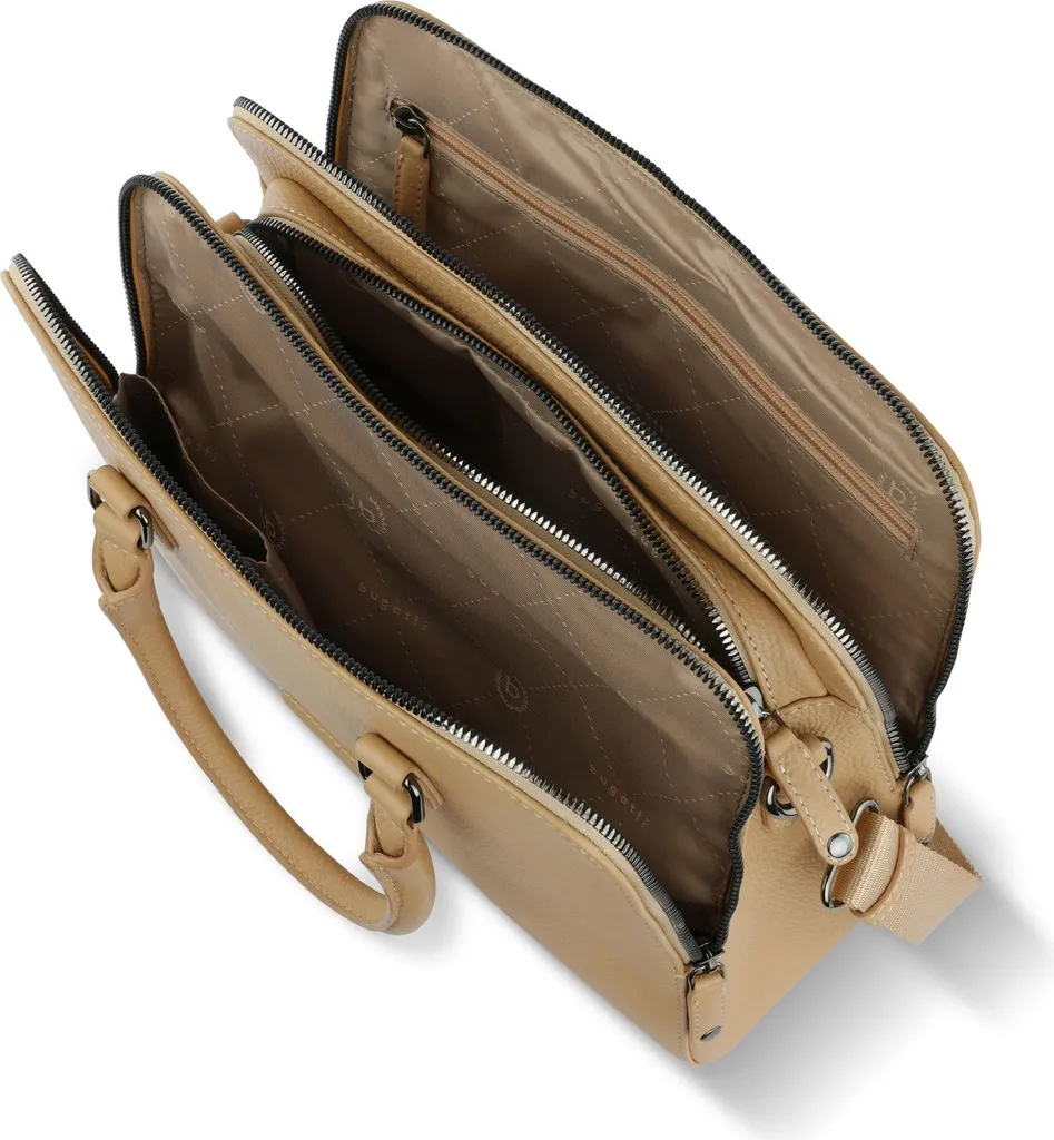 Petit Sac à Main Elsa Bugatti Marron Clair Idéal pour le Travail et Sorties - 5