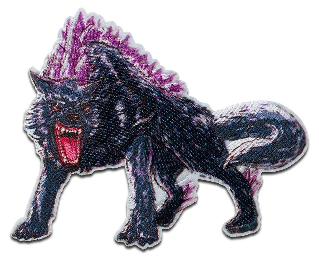 Mono-Quick Schleich Eldrador Shadow Wolf - Aufnäher, Produktbild 