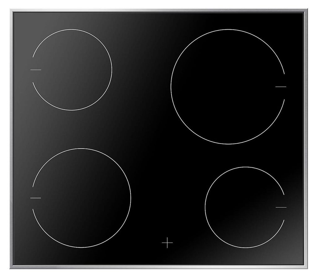 Amica EC 744 100 E, Schwarz, Integriert, 60 cm, Produktbild 