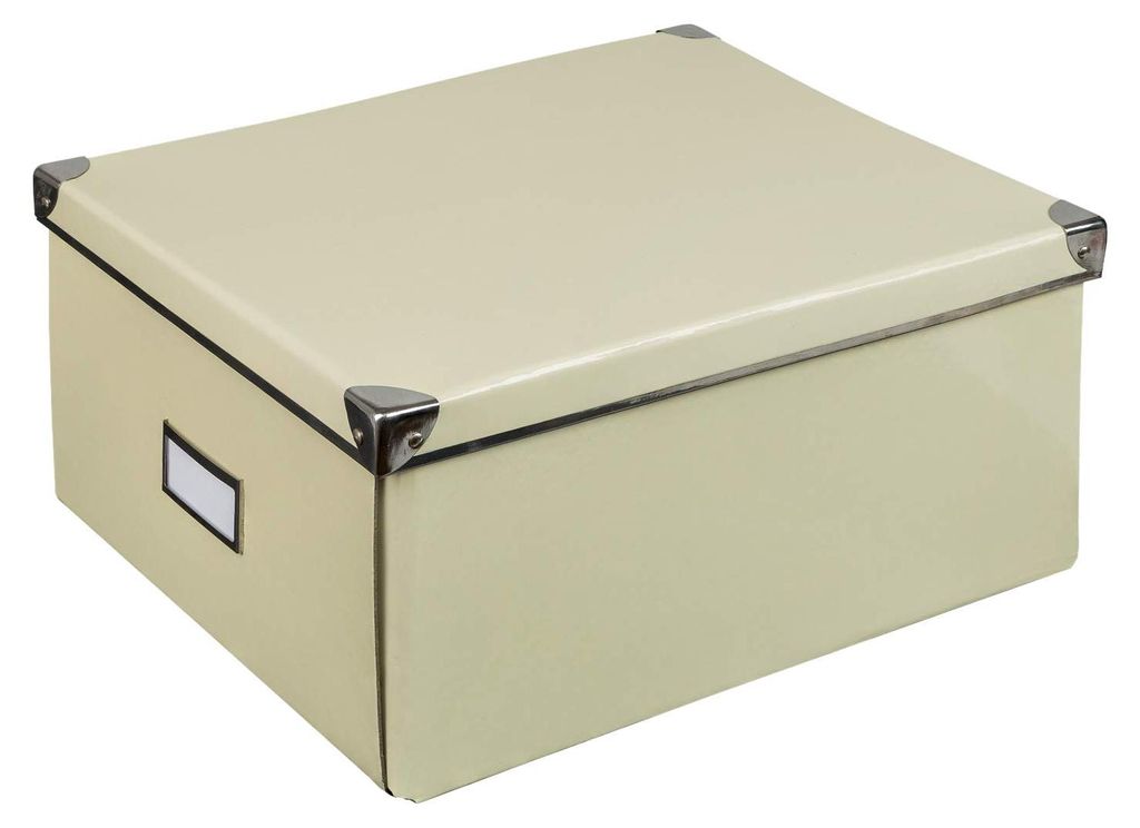 Idena opbergbox,gecertificeerd, met deksel, 36x28x17 cm - Productafbeelding 
