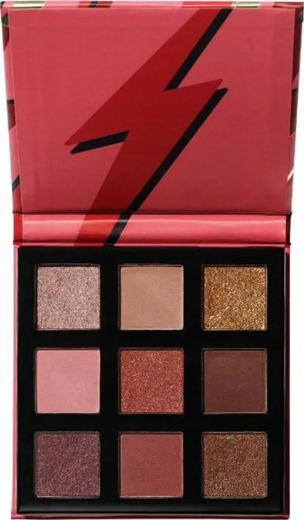 Maquillage yeux soirée palette 9 couleurs Avon Ultra Colour rouge chic