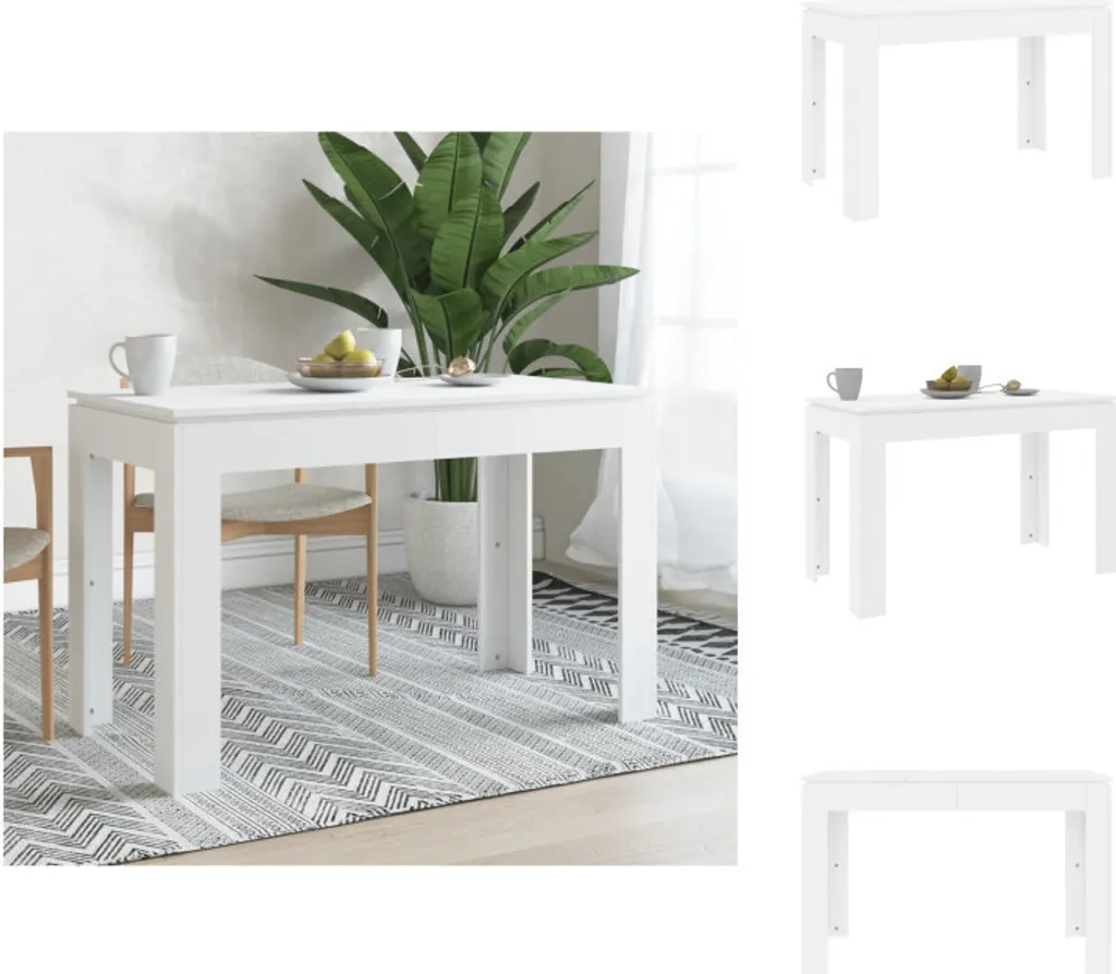 Offerta Tavolo Bianco vidaXL 120x60 - Stile Moderno a Prezzo Imbattibile