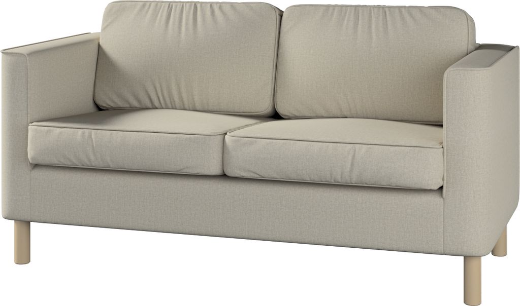 Dekoria Bezug für Pärup 2-Sitzer Sofa, beige- grau, 165 x Produktbild 
