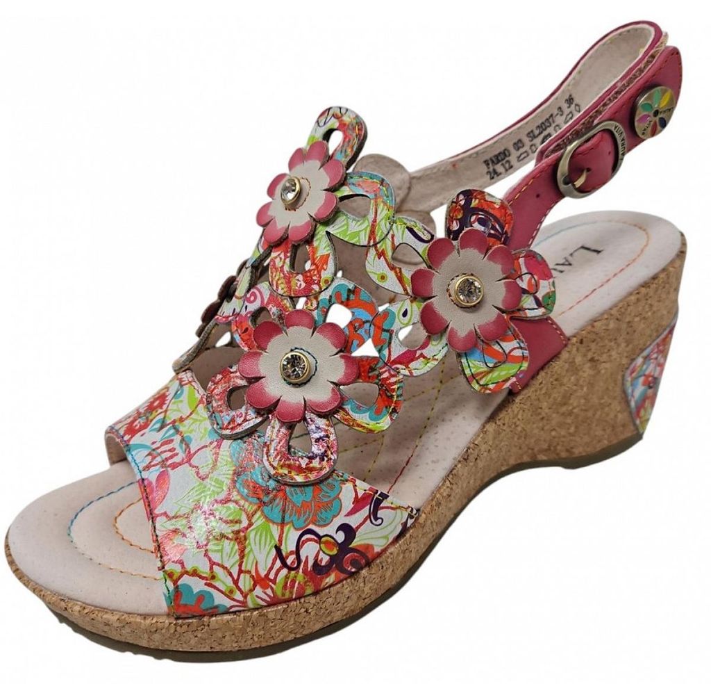 Laura Vita Laura Vita Sandalette Rosa in Gr. 38