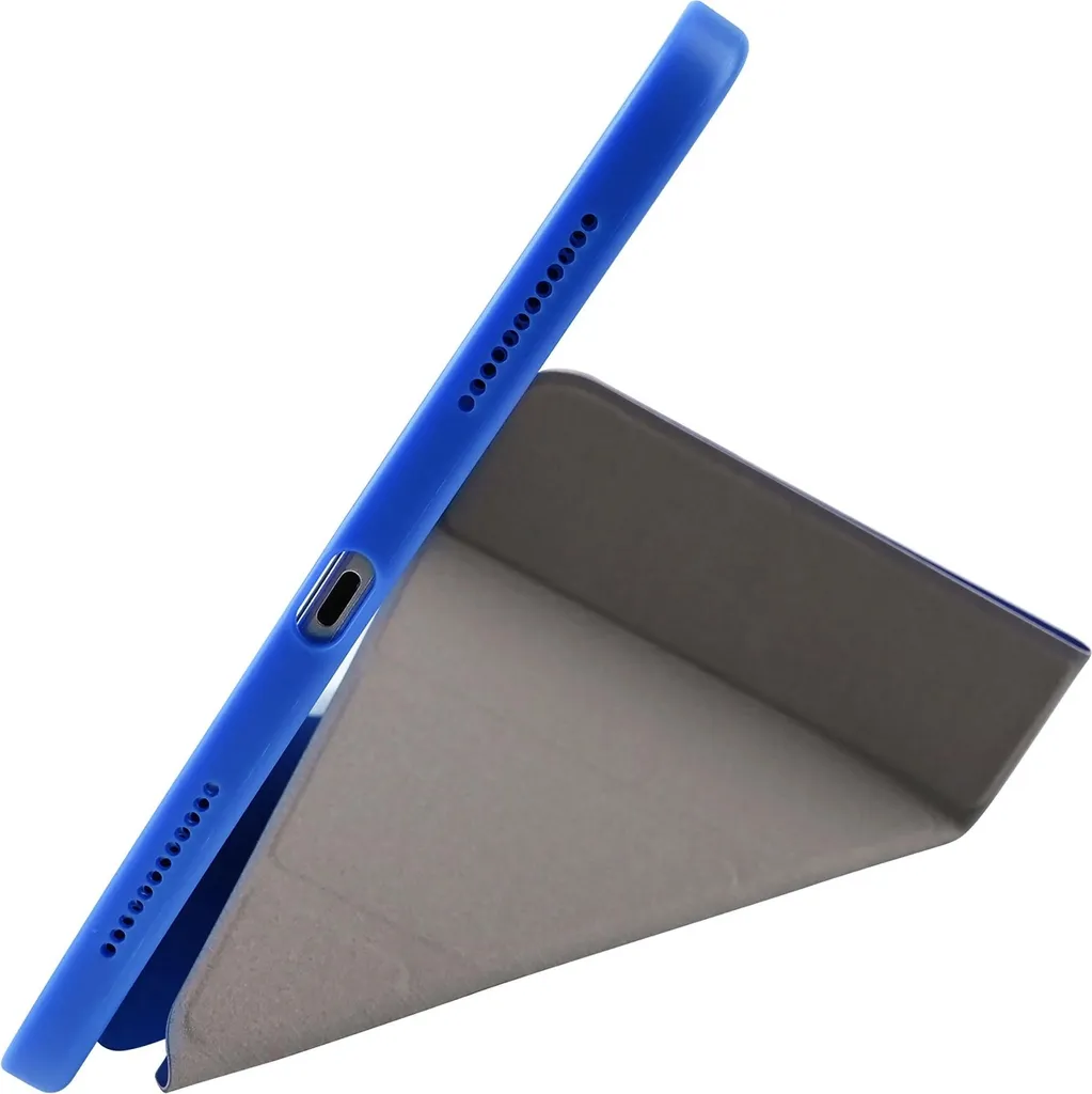 Étui pour iPad 10 Pomologic BookFold bleu à rabat multi-angles