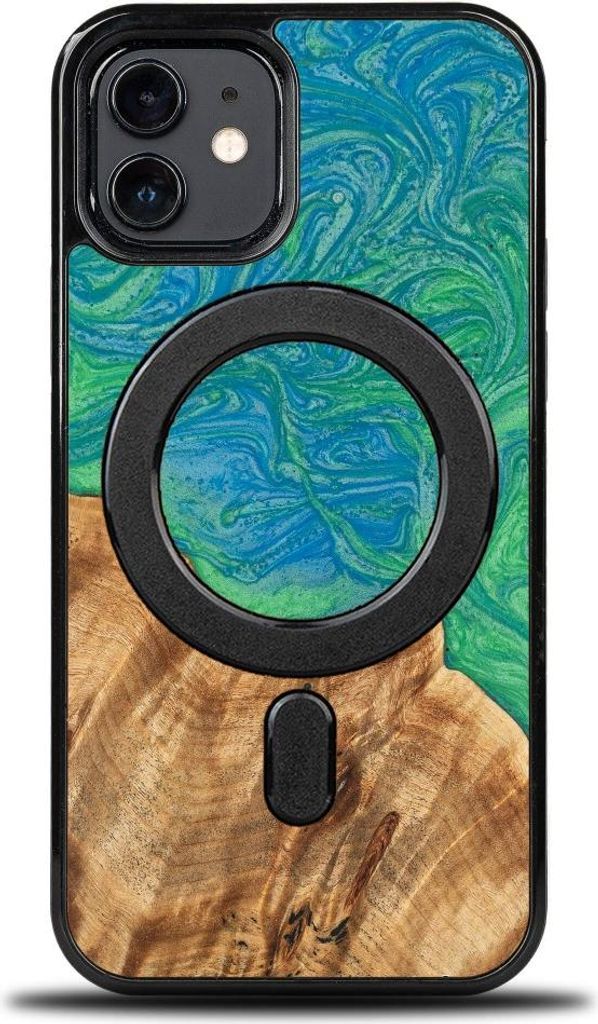 Bewood Einzigartige Hülle für iPhone 12 / 12 Pro - Neons - Tokio mit MagSafe