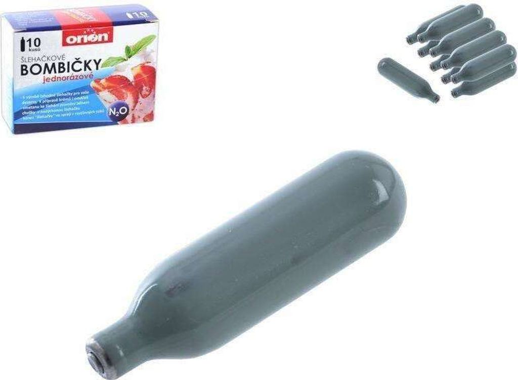 Nabíječka smetany ORION pro dávkovač šlehačky NO2 10 kusů Obrázek produktu 