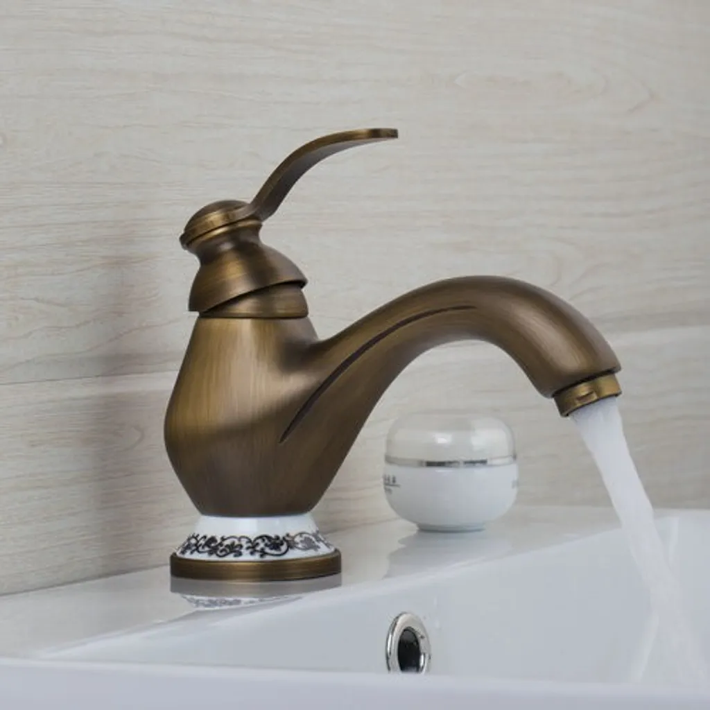Offerta Miscelatore Lavabo KRAN PROTOGENA LAUFERI Ottone Spazzolato - 3