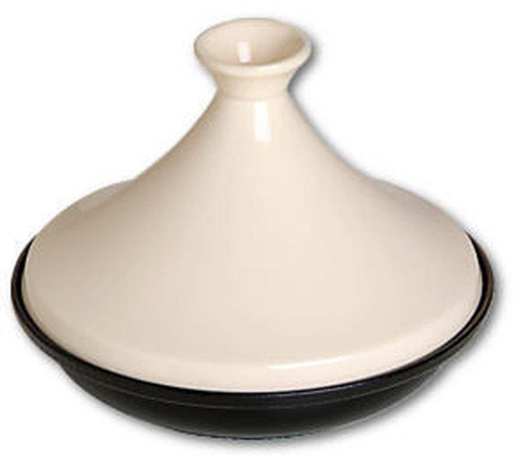 Staub, tajine redonda de 28 cm, color crema, de hierro Imagen del producto 