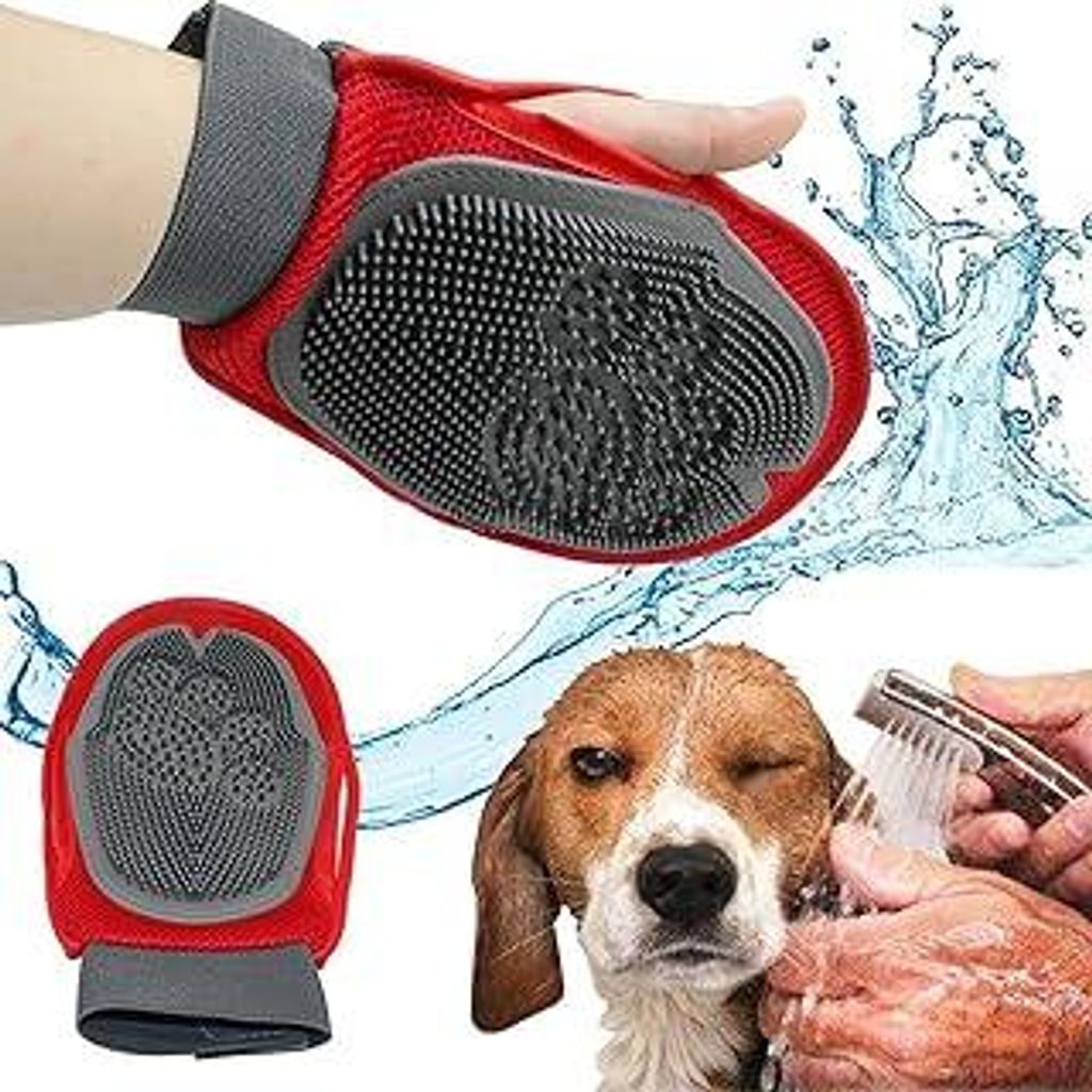 BPSMassagehandschuh für Haustiere, Hunde und Katzen, Massagehandschuhe, Haarentfernung und Massagegerät